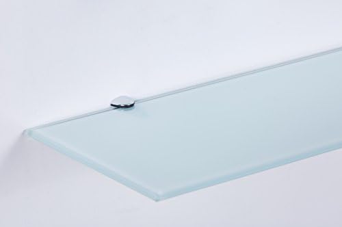 Euro Klarglas Duschregal - 6mm ESG Sicherheitsglas für Badezimmer, elegante Wandmontage, verschiedene Größen verfügbar (
