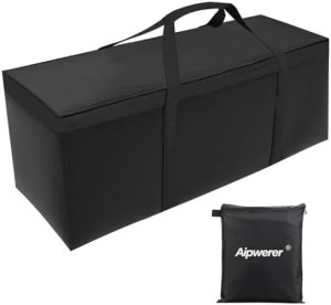 XXL Aufbewahrungstasche von für Gartenauflagen – Wetterfeste Schutzhülle mit Tragegriff für stilvolle Gartenmöbel (175x