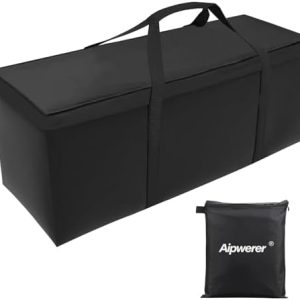 XXL Aufbewahrungstasche von für Gartenauflagen – Wetterfeste Schutzhülle mit Tragegriff für stilvolle Gartenmöbel (175x