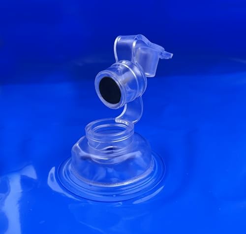 QUICK STAR Poolkissen Eckig 120x120 cm Blau | Hochwertiges PVC & Sicherheitsventil | Ideal für Winter-Poolpflege