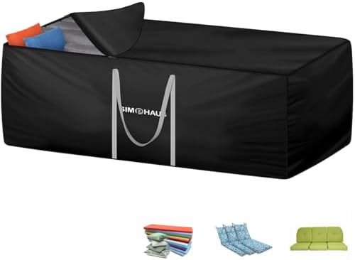 Gartenauflagen Aufbewahrungstasche von – Wasserdichte 420D Oxford Schutzhülle für Sitzpolster 150x60x80cm