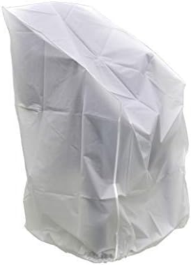 Spetebo Wetterschutzhülle für Stapelstühle - Wasserdicht, UV-beständig, 120 x 62 cm - Ideal für Gartenmöbel im Freien