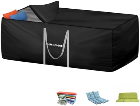 Gartenauflagen Aufbewahrungstasche von – Wasserdichte 420D Oxford Schutzhülle für Sitzpolster 150x60x80cm