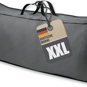 Bonsport Schutzhülle für Gartenpolster 130x32x50 cm - Wasserabweisend & langlebig aus 600D Polyester