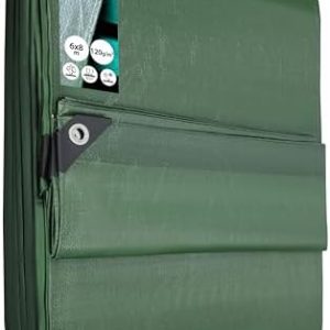 KOTARBAU® Abdeckplane 6x8m - Wasserdicht & Stark 120g/m² - Universeller Schutz für Garten & Bau