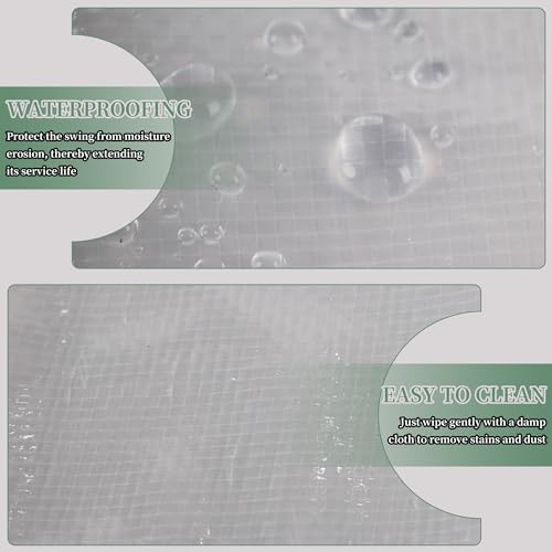 Funshot Strandkorb Schutzhülle Winterfest – Wasserdichte Abdeckhaube für Outdoor-Möbel, Grün, 125x90x165/135cm