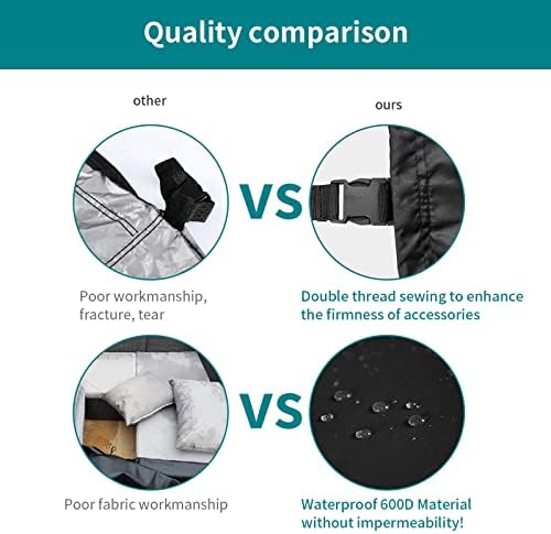 Gartenmöbel Abdeckung von XYZ – Winterfest & UV-beständig, rechteckig (180x120x75cm) für optimalen Schutz im Freien