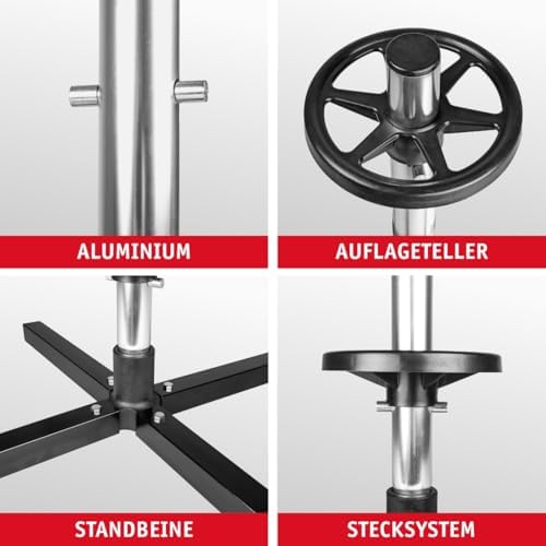 WALTER Reifenständer für PKW - Stabiler Felgenbaum bis 100 kg, schonend für 225 mm Reifen