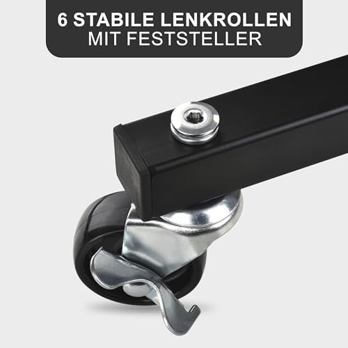 Bonsport Felgenbaum XL für bis 295mm Autoreifen - Belastbar bis 150 kg mit 8 Reifenmarkierern - Praktischer Reifenstände