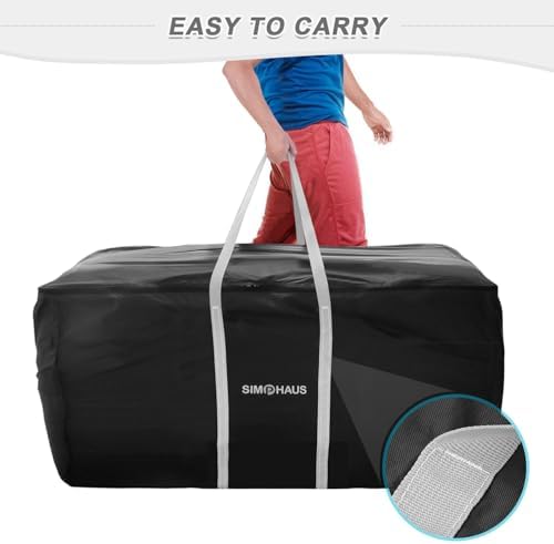 Gartenauflagen Aufbewahrungstasche von – Wasserdichte 420D Oxford Schutzhülle für Sitzpolster 150x60x80cm