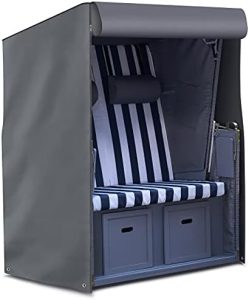 Strandkorb Schutzhülle von - Winterfest & UV-beständig, ideal für 120 cm breite Strandkörbe!