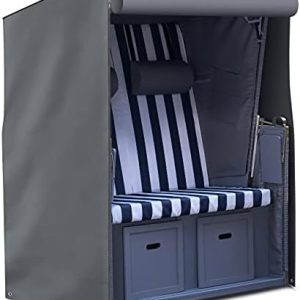 Strandkorb Schutzhülle von - Winterfest & UV-beständig, ideal für 120 cm breite Strandkörbe!