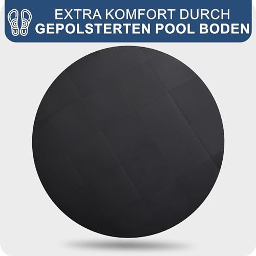 Whirlpool Unterlage schwarz 240cm – Isolierende Bodenmatte für Outdoor Whirlpools, schützt perfekt!