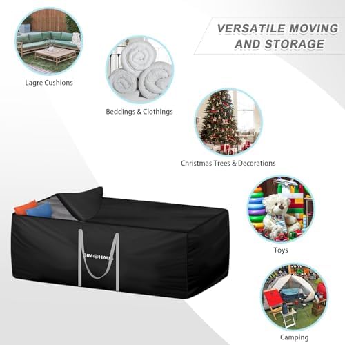 Gartenauflagen Aufbewahrungstasche von – Wasserdichte 420D Oxford Schutzhülle für Sitzpolster 150x60x80cm