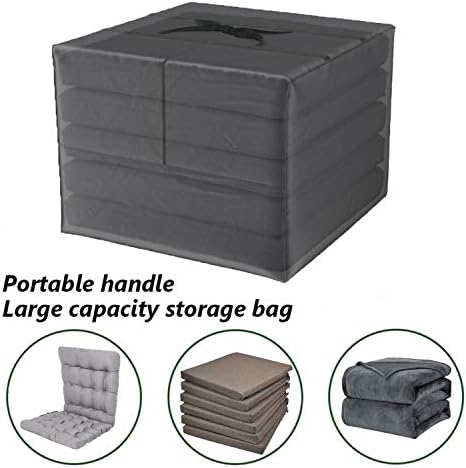 Deluxe XXL Aufbewahrungstasche für Gartenauflagen - Robuste 600D Oxford mit Klettriegel, ideal für den Außenbereich