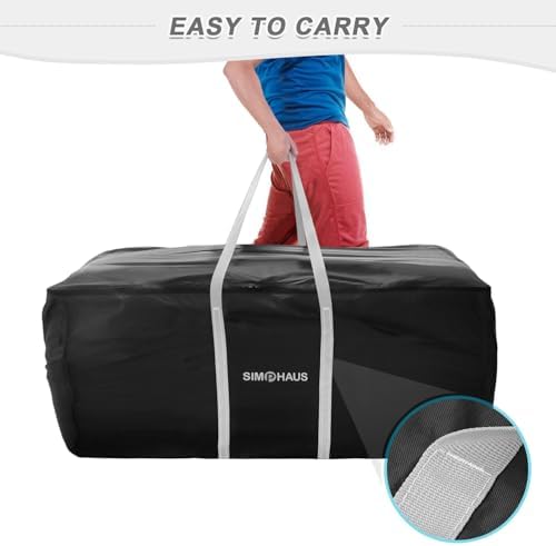 Gartenauflagen Aufbewahrungstasche von – Wasserdichte 420D Oxford Schutzhülle für Sitzpolster 150x60x80cm