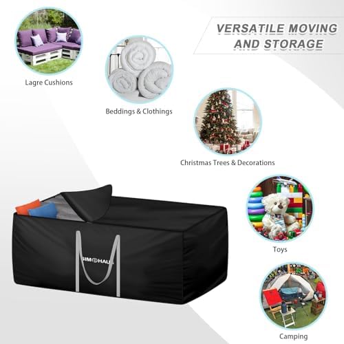 Gartenauflagen Aufbewahrungstasche von – Wasserdichte 420D Oxford Schutzhülle für Sitzpolster 150x60x80cm