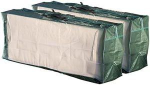 Royal Gardineer Auflagentasche: Wasserdichte Kissentaschen im 2er-Set für Gartenmöbel – Perfekt zum Schutz der Sitzkisse