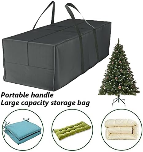 Deluxe XXL Aufbewahrungstasche für Gartenauflagen - Robuste 600D Oxford mit Klettriegel, ideal für den Außenbereich