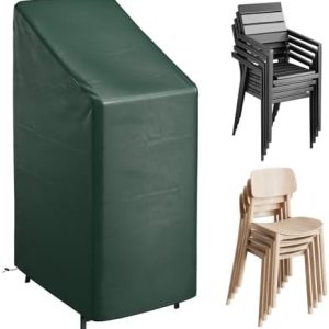 WOLTU Gartenstuhl Schutzhülle 68x96x110/150 cm, UV-beständig & wasserabweisend für winterliche Gartenmöbelpflege