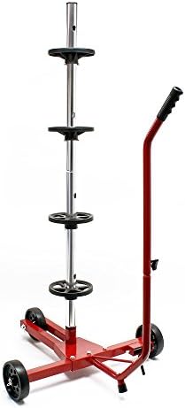 Wiltec Fahrbarer Reifenständer für Felgen bis 225 mm – Robuster Reifenbaum für effiziente Lagerung