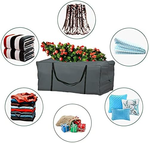 Deluxe XXL Aufbewahrungstasche für Gartenauflagen - Robuste 600D Oxford mit Klettriegel, ideal für den Außenbereich