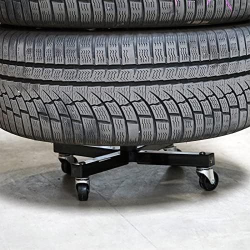 Wiltec Fahrbarer Reifenständer für Felgen bis 225 mm – Robuster Reifenbaum für effiziente Lagerung