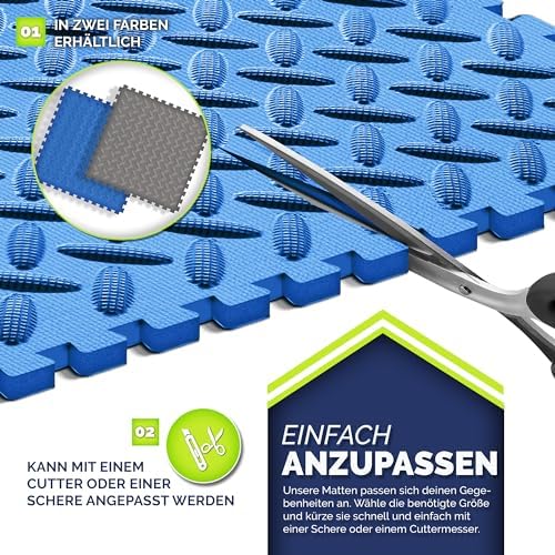 tillvex® Pool Bodenschutzmatte 24 Stück | Wärmeschutz für Pool & Planschbecken | Rutschfeste Unterlage für Outdoor-Spaß