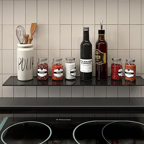 Euro Klarglas Duschregal - 6mm ESG Sicherheitsglas für Badezimmer, elegante Wandmontage, verschiedene Größen verfügbar (