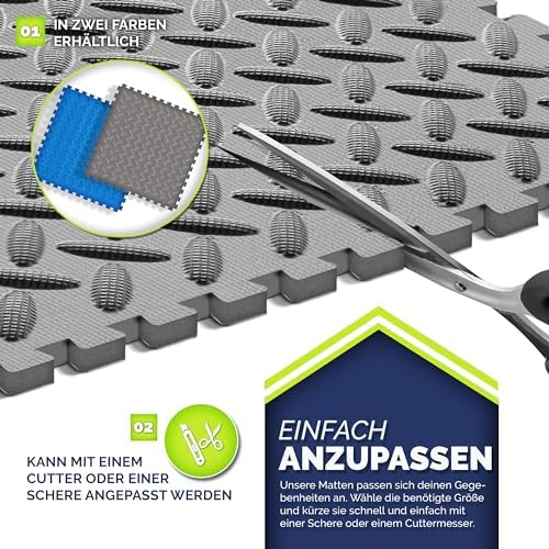 tillvex® Pool Bodenschutzmatte 24 Stück | Wärmeschutz für Pool & Planschbecken | Rutschfeste Unterlage für Outdoor-Spaß