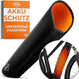 WHEELOO E-Bike Akku Schutzhülle | Schutz für mehr Reichweite | universelle Passform für integrierte Akkus | ideales Fahr