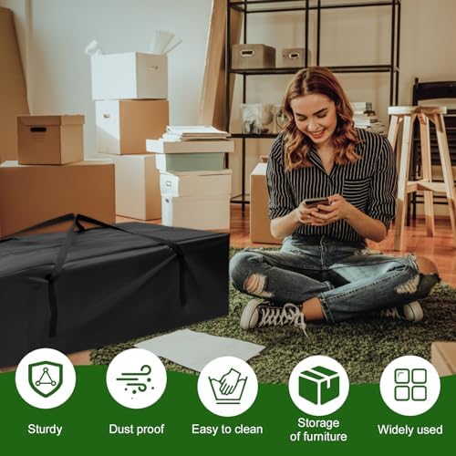 Gartenfreunde 2er Set Wasserdichte Aufbewahrungstasche für Gartenauflagen 173x76x51cm mit Reißverschluss und Tragegriff