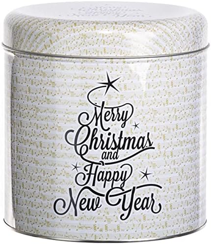 Brandsseller 3er Set Keksdose Zylinderform Metall mit Sternen für festliche Weihnachten