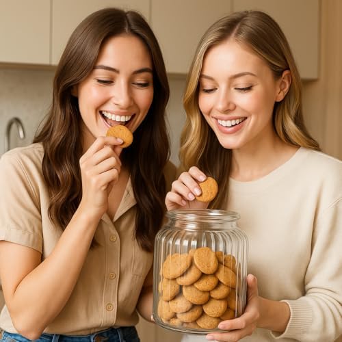 KAMACA 3er Set Keksdosen aus Metall mit Deckel – Praktische Plätzchen Aufbewahrung für Weihnachten, Advent und Winter