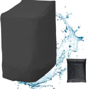 Gartenmöbel Abdeckung von – Wasserdicht & UV-beständig für 6 Stapelstühle, 114x85x65cm, perfekt für Winterschutz!