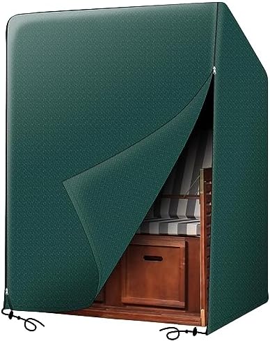 PATIO PLUS Strandkorb Schutzhülle wetterfest & UV-beständig für den perfekten Schutz im Freien – 135x105x175/140cm