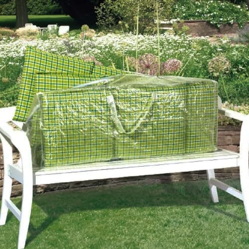 colourliving Polsterauflagen Schutzhülle – Wetterfeste Auflagentasche für Gartenpolster 125x50x32cm