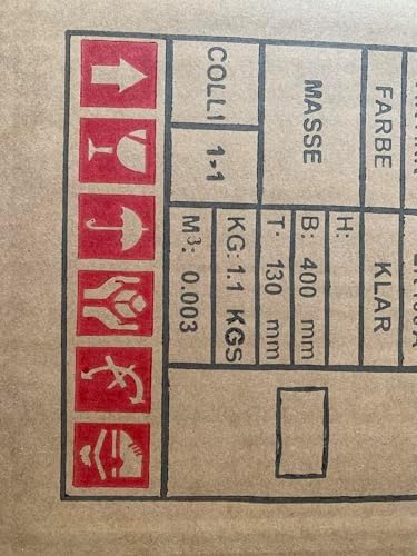 Euro Klarglas Duschregal - 6mm ESG Sicherheitsglas für Badezimmer, elegante Wandmontage, verschiedene Größen verfügbar (