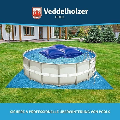 Veddelholzer XXL Luftkissen 120 x 120 cm für Poolabdeckung – Ideales Winterzubehör gegen Schnee und Regen