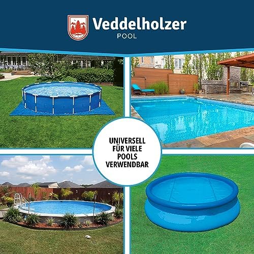 Veddelholzer XXL Luftkissen 120 x 120 cm für Poolabdeckung – Ideales Winterzubehör gegen Schnee und Regen